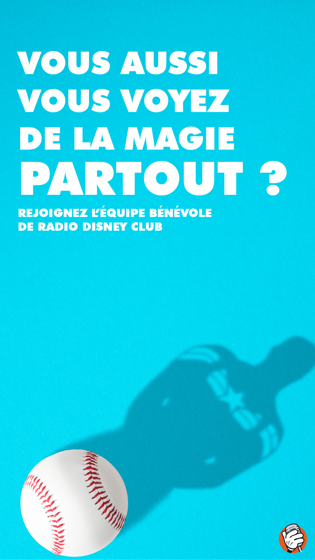 Communication digitale de Radio Disney Club pour storys