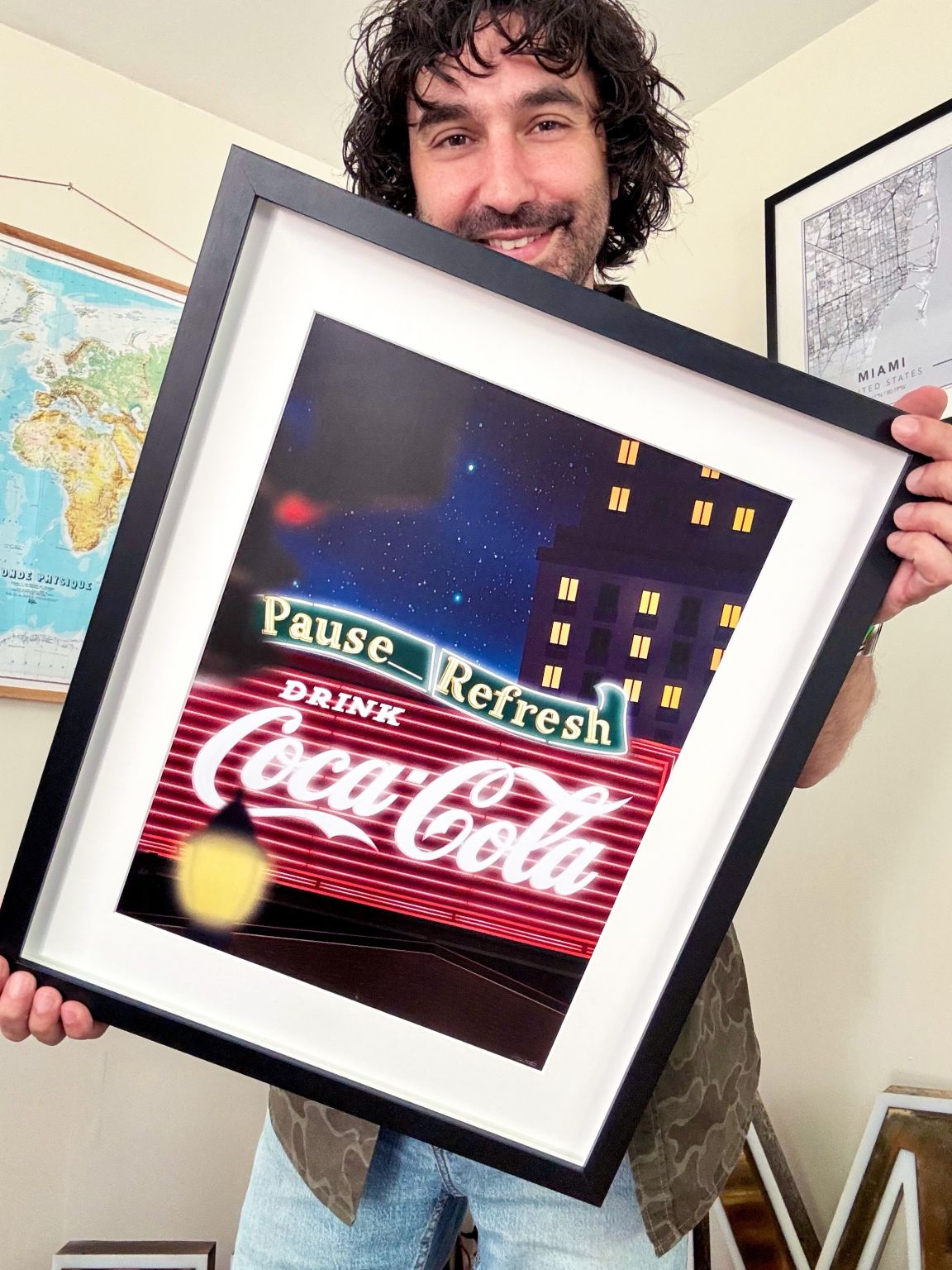 Illustration Enseigne Coca-cola à Baton ROuge